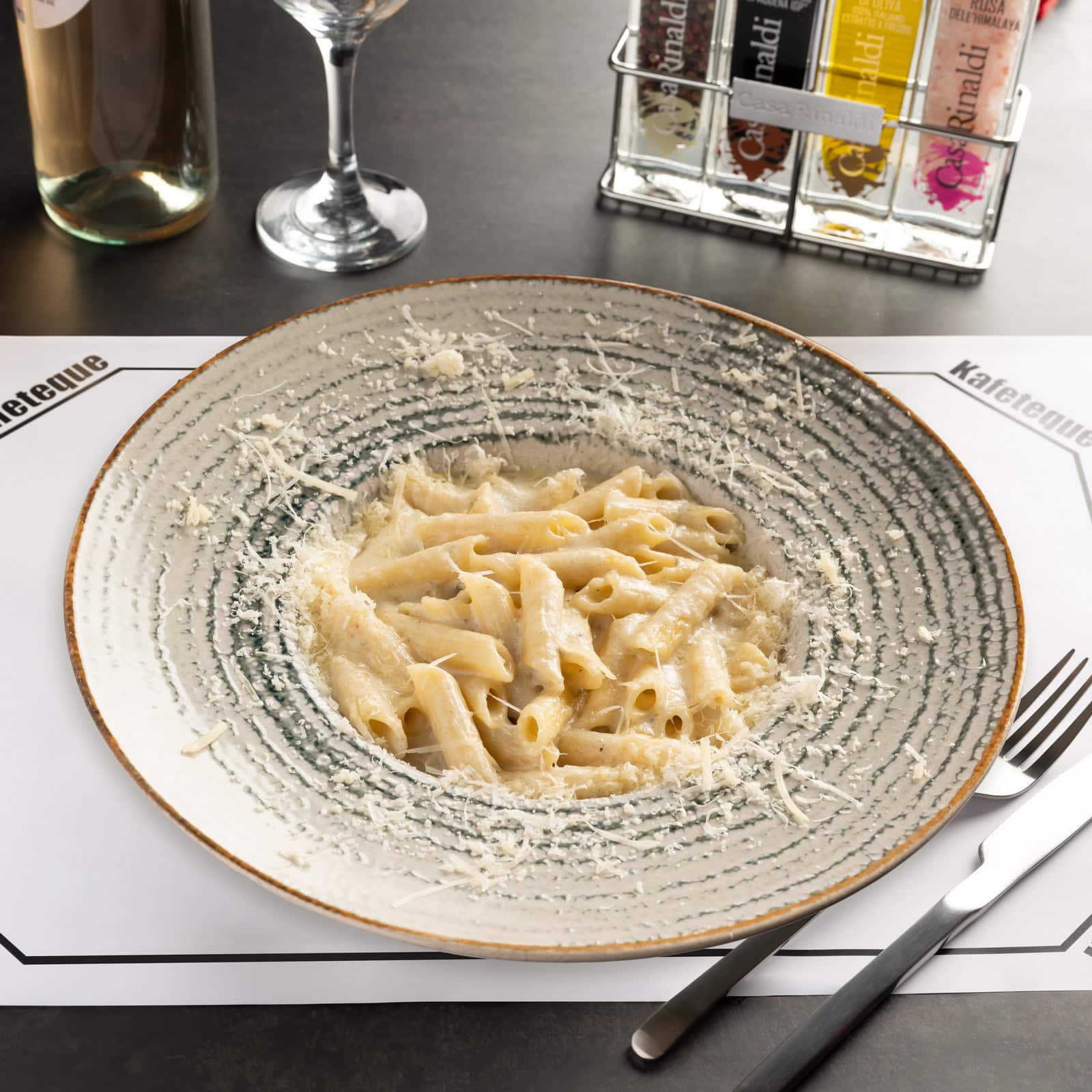 Penne quattro formagi