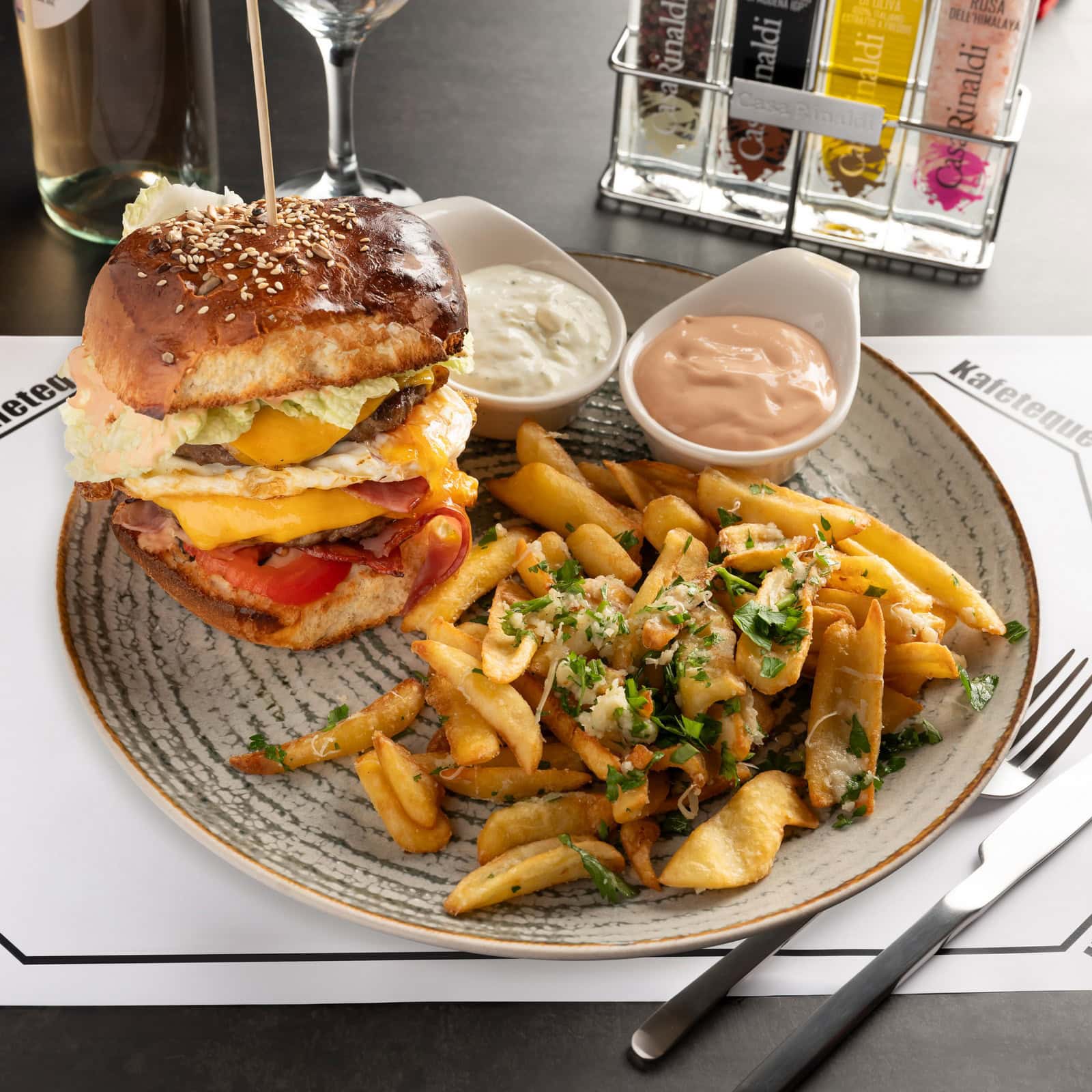 "Burger double ,,Red angus"""